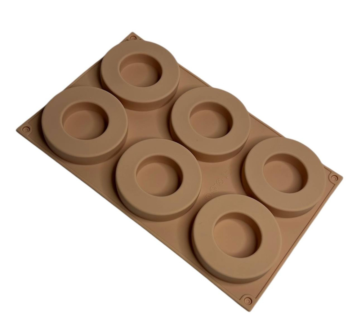 Силіконова форма Кругла з отвором (діаметр 8,7 см)