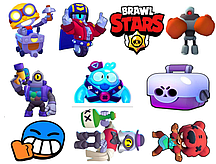 Вафельна картинка Бравл Старс №8040