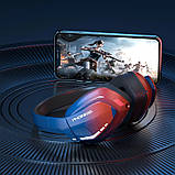 Бездротові геймерські навушники Kotion Each Q8S з віртуальним звуком 7.1 (Червоно-синій), фото 2