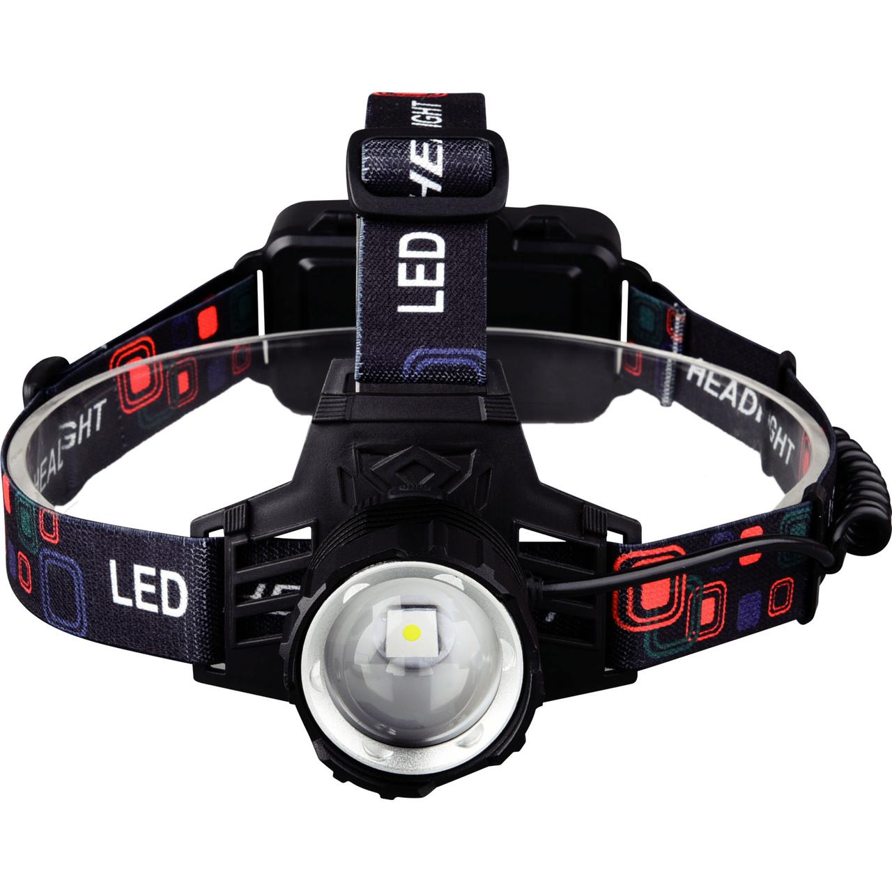 Ліхтар налобний Quantum QM-FL4050 Hunter 10W LED з Type-C, фото 1
