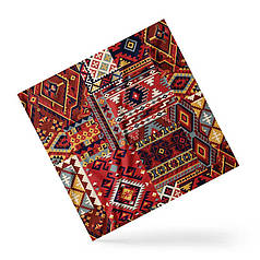 Хустка на голову і шию «Візерунок килим. Червоний. Carpet pattern. Red»