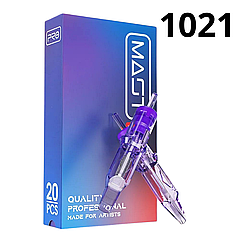 1021RM-1 (0,30 мм) Картриджі тату Mast PRO 1 шт (Для тіней та зафарбування) картриджі