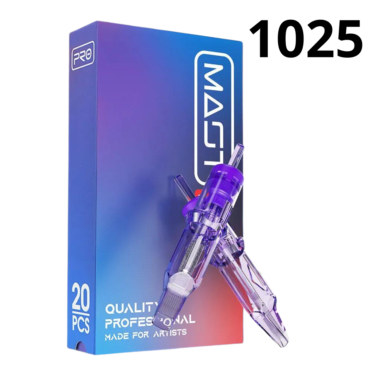 1025RM-1 (0,30 мм) Картриджі тату Mast PRO 1 шт (Для тіней та зафарбування) картриджі