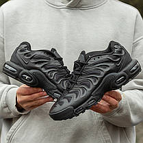 Чоловічі Кросівки Nike Air Max TN Plus Drift Triple Black / Найк Аїр Макс ТН Плюс Дріфт Трипл Чорні, фото 3