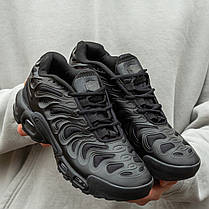 Чоловічі Кросівки Nike Air Max TN Plus Drift Triple Black / Найк Аїр Макс ТН Плюс Дріфт Трипл Чорні, фото 4