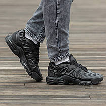 Чоловічі Кросівки Nike Air Max TN Plus Drift Triple Black / Найк Аїр Макс ТН Плюс Дріфт Трипл Чорні, фото 6