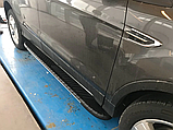 Бічні пороги Bosphorus Grey на Ford Escape 2013-2019 Пороги майданчика Форд Ескейп із пофарбованою листовою, фото 10