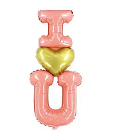 Фольгований куля "I love You", 95х50 см. (Китай)