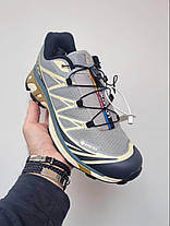 Зимові Чоловічі Кросівки Salomon XT-6 Advanced Gore-Tex Blue / Саломон ХТ-6 Адванст Гор Текс Блакитні, фото 6
