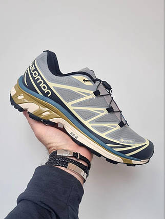 Зимові Чоловічі Кросівки Salomon XT-6 Advanced Gore-Tex Blue / Саломон ХТ-6 Адванст Гор Текс Блакитні, фото 1