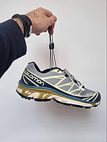 Зимові Чоловічі Кросівки Salomon XT-6 Advanced Gore-Tex Blue / Саломон ХТ-6 Адванст Гор Текс Блакитні, фото 4