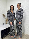 Стильні бавовняні піжами Family Look у клітинку, фото 7