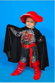 Дитячий карнавальний костюм "Кіт у чоботях" зріст-110см