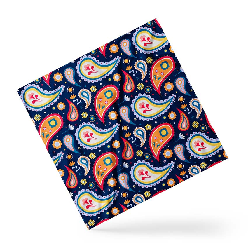 Хустка на голову і шию «Турецький огірок. Модерн. Turkish cucumber. Modern»