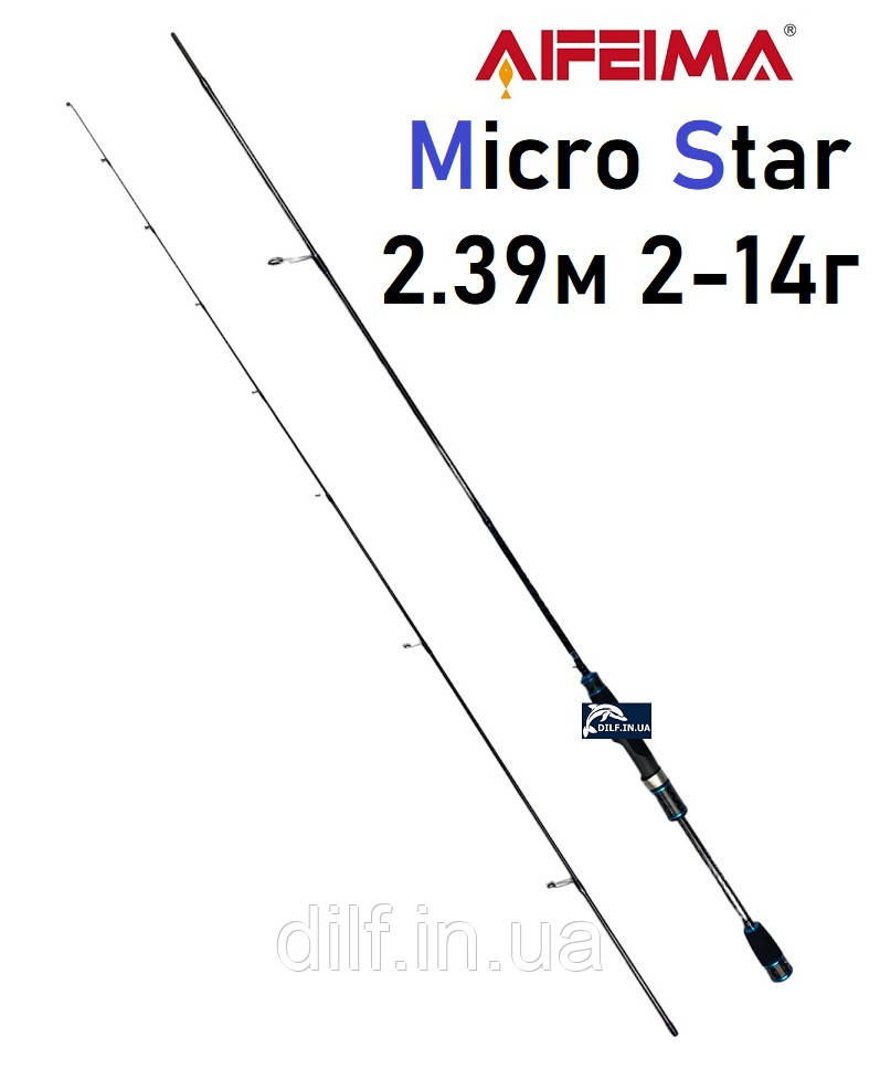 Спінінг Feima Microstar 2.39м (2-14г) ультралайт AIFEIMA