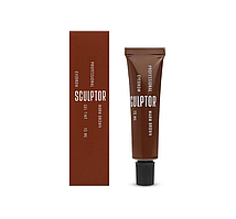 Гель фарба Sculptor Lash 15 мл для фарбування брів,(warm brown) - темно-коричнева