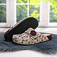 Капці домашні жіночі Inblu пісочні фетрові на широку ногу 4661, фото 4