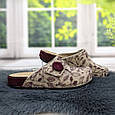 Капці домашні жіночі Inblu пісочні фетрові на широку ногу 4661, фото 5