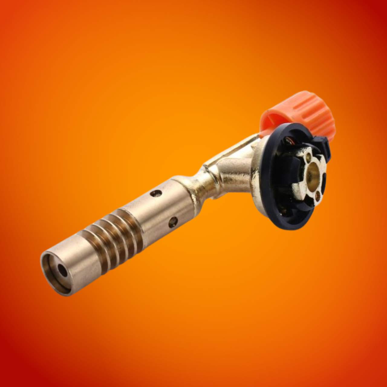 Пальник для газового балона , латунь 1400°С, паяльна лампа, фото 1