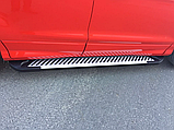 Бічні пороги Line на Ford Escape 2013-2019 Пороги майданчика Форд Ескейп із пофарбованою листовою 2 шт., фото 3