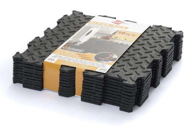 Покриття для підлоги Alpha Tile, 30х30 см, чорний, пак.10 шт., фото 1