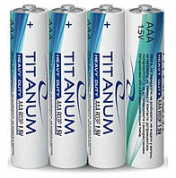 Батарейка сольова Titanum R03P/AAA