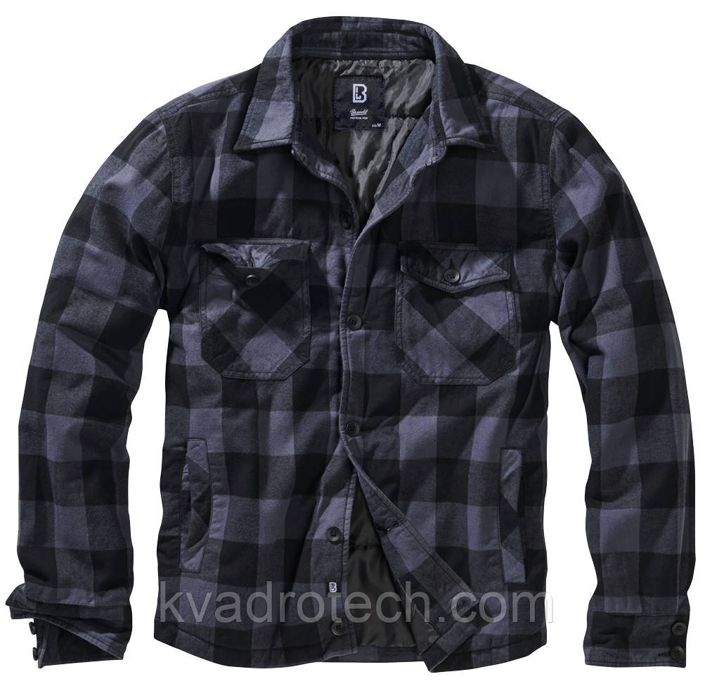 Куртка Brandit Lumber Jacket Black/Grey (S), фото 1