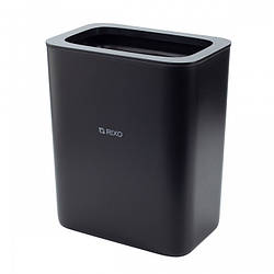Відро Rixo Magio для сміття настінне 26 л 34,5х22,5 см h41 см abs пластик (WB300B) з швидкою доставкою по Україні