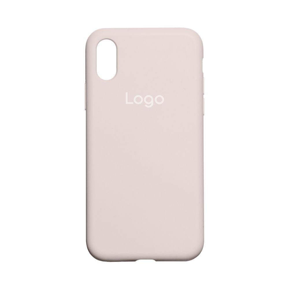 Чохол Silicone Case Full Size (AA) для iPhone X/Xs Колір 19.Pink Sand