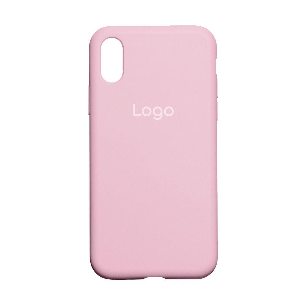 Чохол Silicone Case Full Size (AA) для iPhone Xs Max Колір 06.Light Pink