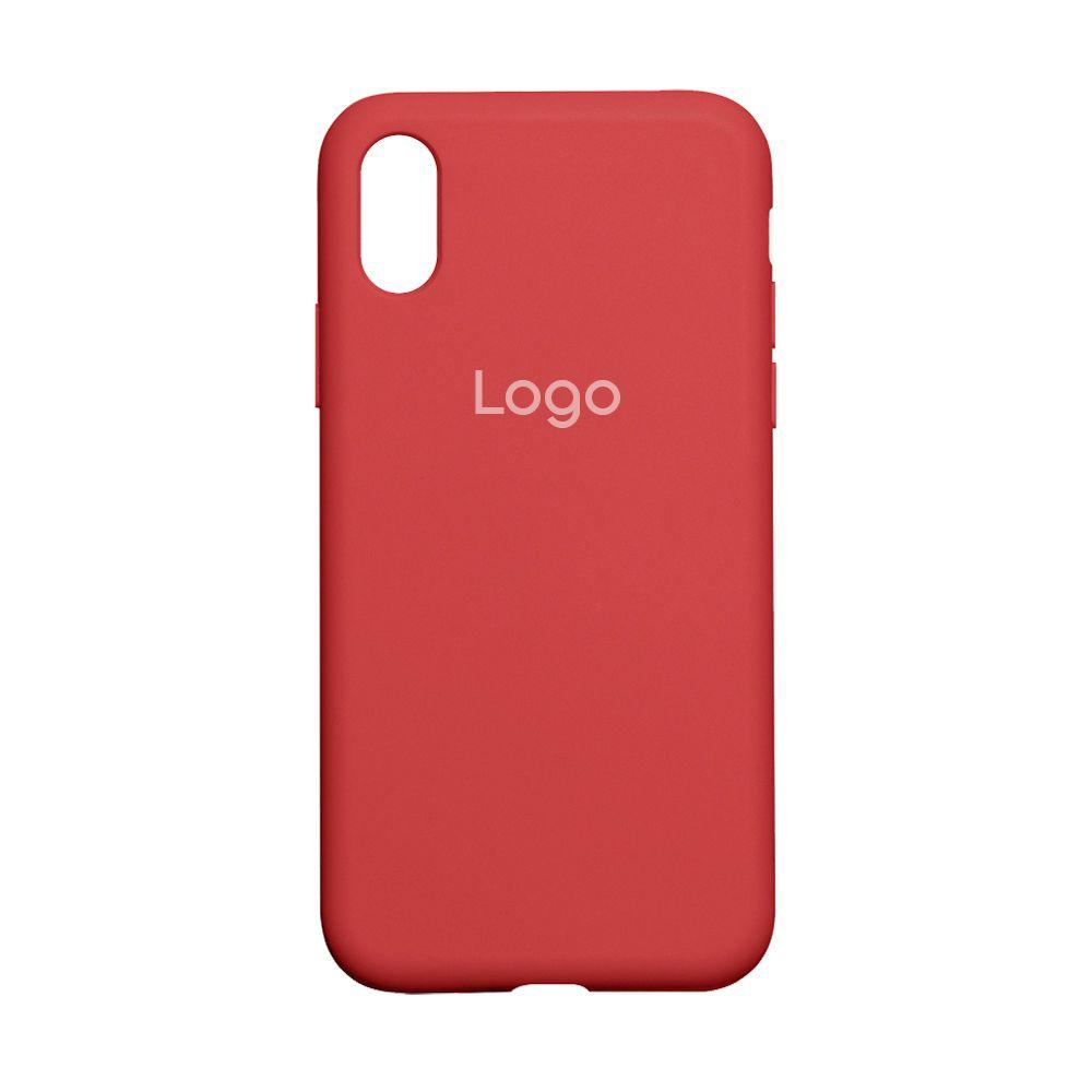 Чохол Silicone Case Full Size (AA) для iPhone Xs Max Колір 14.Red