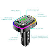 Fm Modulator MP3 Car Charger 3.0A 1U 1C Earldom ET-M104, фото 3