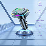 Fm Modulator MP3 Car Charger 3.0A 1U 1C Earldom ET-M104, фото 4