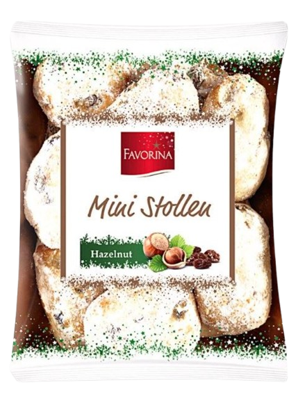 Різдвяний кекс Штоллен Favorina Mini Stollen Hazelnut 300 г