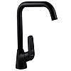 Змішувач для кухні поворотний Globus Lux Koln GLK-0203L-10-BB Чорний матовий, фото 3