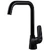 Змішувач для кухні поворотний Globus Lux Koln GLK-0203L-10-BB Чорний матовий, фото 4