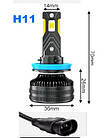 H11 LED CSP 7750 CANBUS лампа 2 шт. ближній-дальний світ головна фара