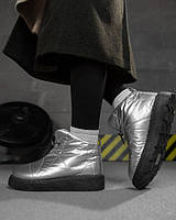 Жіночі дутики silver/black FM400-6 ВТ7720