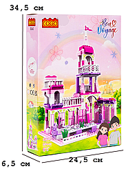 Конструктор "Дівчатка" (254 елм.) Рожевий замок / COGO