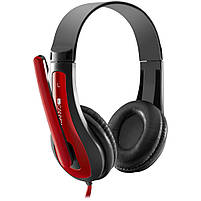 Навушники Canyon HSC-1 Black-Red (CNS-CHSC1BR), фото 3