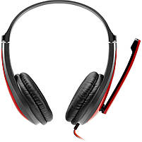 Навушники Canyon HSC-1 Black-Red (CNS-CHSC1BR), фото 4