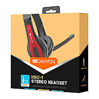 Навушники Canyon HSC-1 Black-Red (CNS-CHSC1BR), фото 7