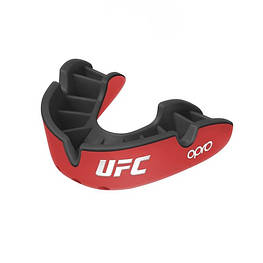 Капа OPRO Silver UFC Hologram доросла (вік 11+) Red/Black (art.002259001)