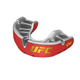 Капа OPRO Gold UFC доросла (вік 11+) Red/Silver (art.102516002) aiw Оригінал 4574