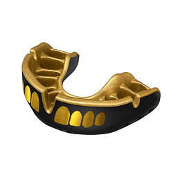 Капа OPRO Gold доросла (вік 11+) Grillz Black/Gold (art.102504012) aiw Оригінал 4579