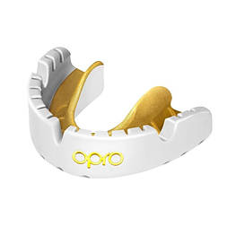 Капа OPRO Gold Braces під брекети доросла (вік 11+) White/Gold (art.102506004) aiw Оригинал 4581