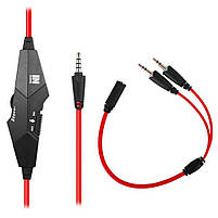 Навушники Gemix N1 Black-Red Gaming, фото 4