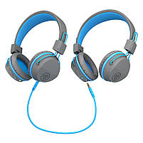 Навушники Jlab JBuddies Studio Wireless Graphite/Blue (IEUHBSTUDIORGRYBLU4), фото 3