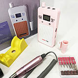 Машинка для манікюру Nail, Фрезер для нігтів манікюру педикюру Спеціальний фрезер майстра UX-41, фото 10