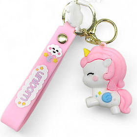 Брелок Єдиноріг рожевий